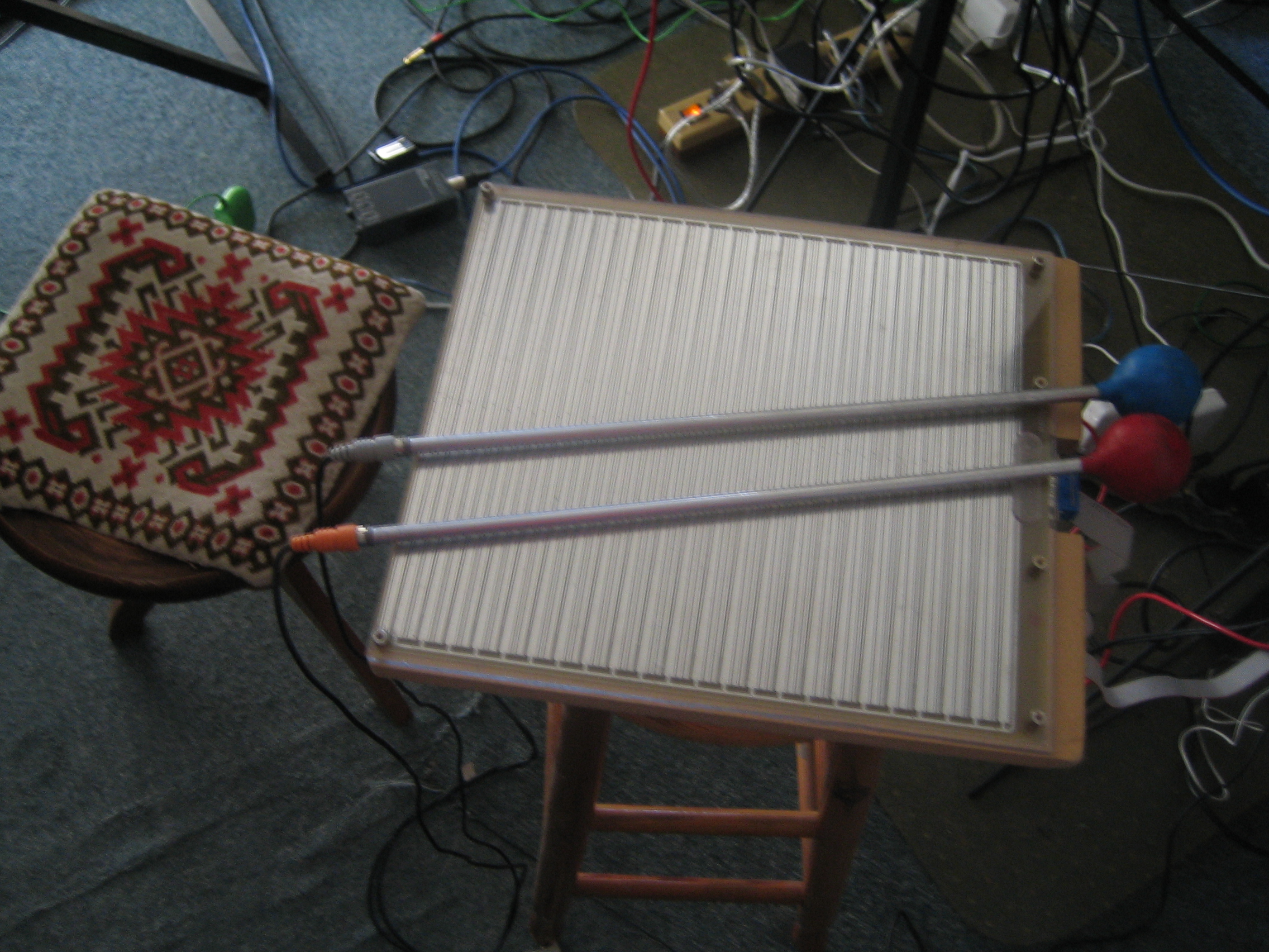 Radio Baton in Athens studio